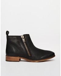 Bottines en cuir noires Miss KG