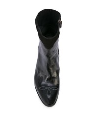 Bottines en cuir noires Madison.Maison