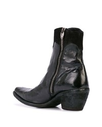 Bottines en cuir noires Madison.Maison