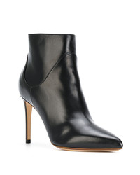 Bottines en cuir noires Francesco Russo