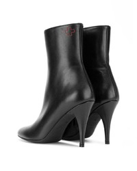 Bottines en cuir noires A.F.Vandevorst