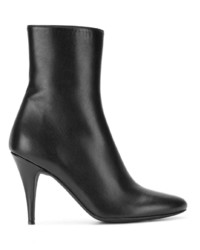 Bottines en cuir noires A.F.Vandevorst