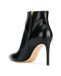 Bottines en cuir noires Francesco Russo