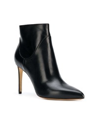 Bottines en cuir noires Francesco Russo