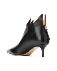 Bottines en cuir noires Francesco Russo