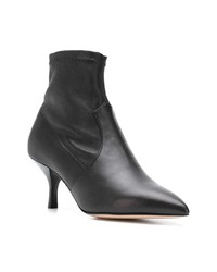 Bottines en cuir noires Morobé