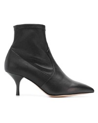 Bottines en cuir noires Morobé