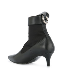 Bottines en cuir noires Nina Zarqua