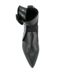 Bottines en cuir noires Nina Zarqua