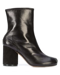 Bottines en cuir noires Maison Margiela