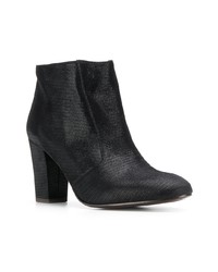 Bottines en cuir noires Chie Mihara