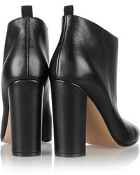 Bottines en cuir noires Gianvito Rossi