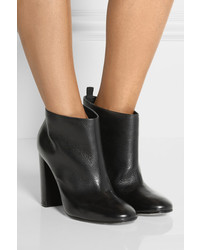 Bottines en cuir noires Gianvito Rossi