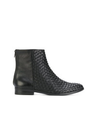 Bottines en cuir noires The Last Conspiracy