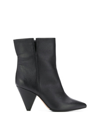 Bottines en cuir noires The Seller