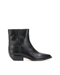 Bottines en cuir noires The Seller