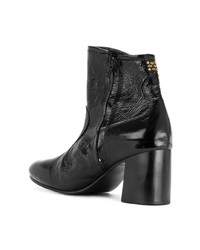 Bottines en cuir noires Calleen Cordero