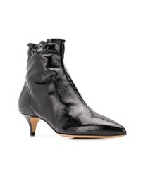 Bottines en cuir noires Fabio Rusconi