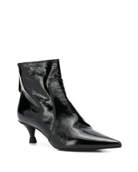 Bottines en cuir noires Premiata