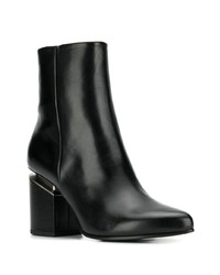 Bottines en cuir noires Vic Matié