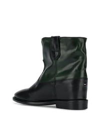 Bottines en cuir noires Tommy Hilfiger