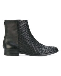 Bottines en cuir noires The Last Conspiracy