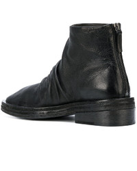 Bottines en cuir noires Marsèll