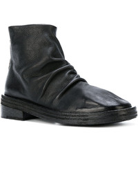 Bottines en cuir noires Marsèll