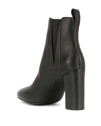 Bottines en cuir noires Senso