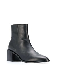 Bottines en cuir noires Clergerie