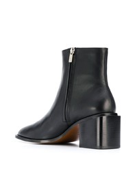 Bottines en cuir noires Clergerie