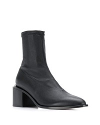 Bottines en cuir noires Clergerie