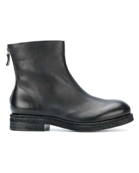 Bottines en cuir noires Del Carlo