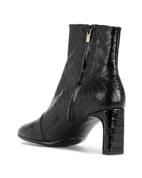 Bottines en cuir noires Clergerie