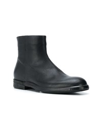 Bottines en cuir noires Del Carlo