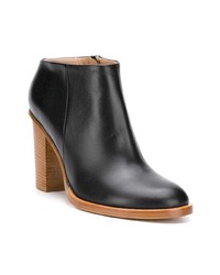 Bottines en cuir noires Ports 1961