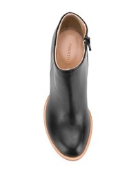 Bottines en cuir noires Ports 1961