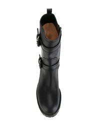 Bottines en cuir noires Unützer