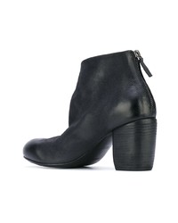 Bottines en cuir noires Marsèll