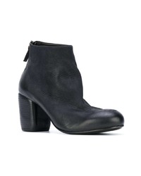 Bottines en cuir noires Marsèll