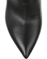 Bottines en cuir ornées noires Valentino