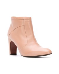 Bottines en cuir roses Chie Mihara