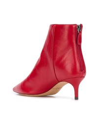 Bottines en cuir rouges Alexandre Birman