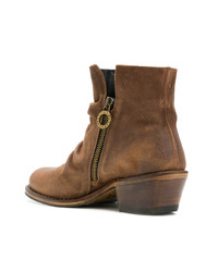 Bottines en cuir tabac Fiorentini+Baker