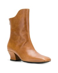 Bottines en cuir tabac Dorateymur