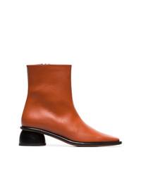 Bottines en cuir tabac Neous