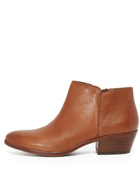 Bottines en cuir tabac Sam Edelman