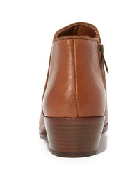 Bottines en cuir tabac Sam Edelman