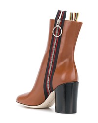 Bottines en cuir tabac Marco De Vincenzo