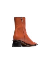 Bottines en cuir tabac Neous